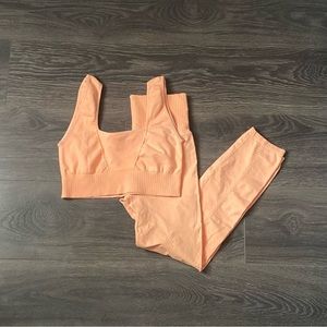 Free People Movement Good Karma Set Peach